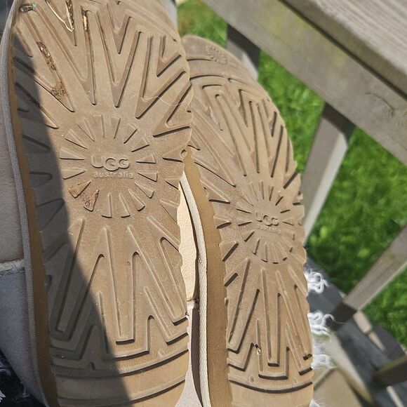 UGG Women's Cream Furry Boots - Picture 8 of 8